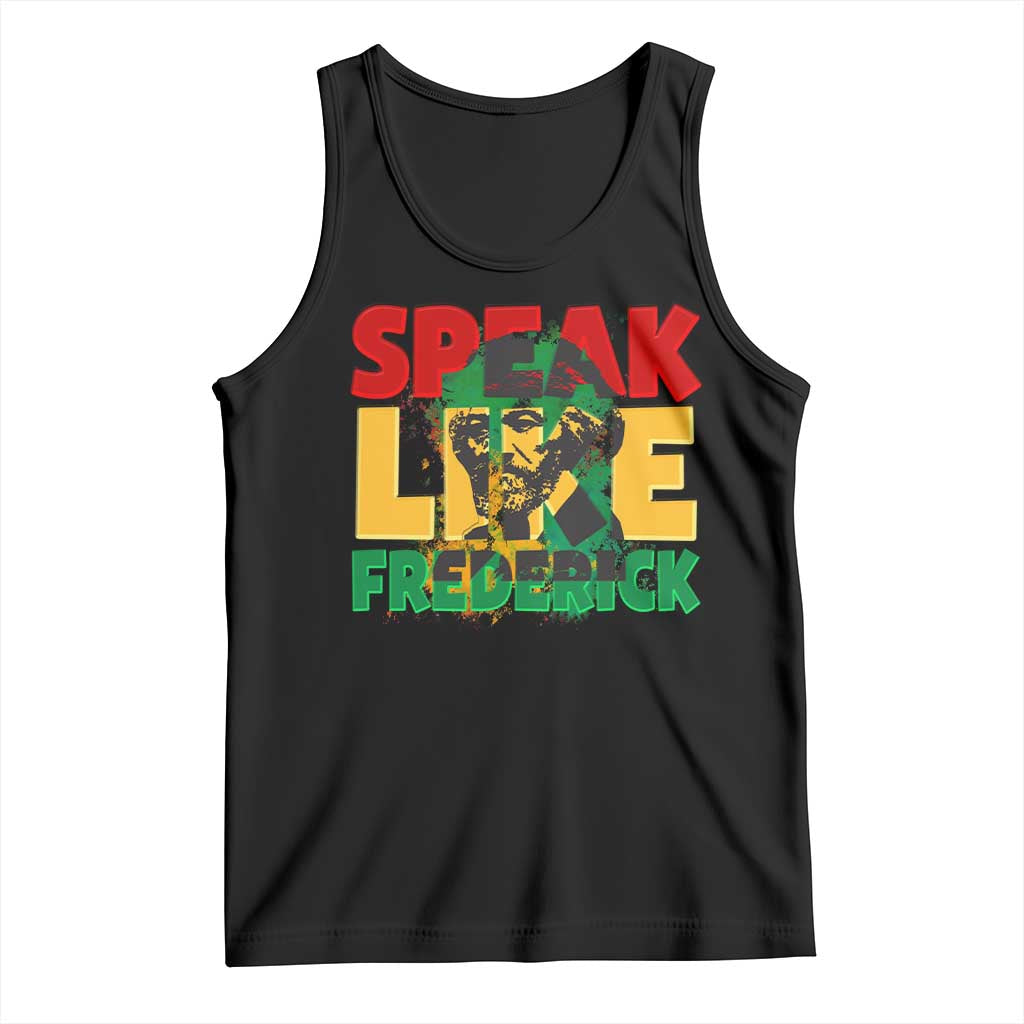 Speak Like Frederick Douglass Tank Top Black History Month