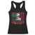 Marcus Garvey Racerback Tank Top The Black Skin Is A National Badge Of Greatness African American Flag