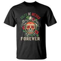 Black crew-neck T-shirt with sea turtle skull “GOLFO DE MEXICO FOREVER” graphic
