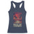 Gulf Of America Est 2025 Racerback Tank Top Sunset American Flag Gulf Mexico