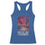 Gulf Of America Est 2025 Racerback Tank Top Sunset American Flag Gulf Mexico