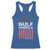 Gulf Of America Racerback Tank Top Est 2025 American Flag Gulf Mexico