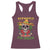 Deported And Now I'm Back Racerback Tank Top Funny Mexican Sugar Skull