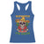 Deported And Now I'm Back Racerback Tank Top Funny Mexican Sugar Skull