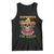 Deported And Now I'm Back Tank Top Funny Mexican Sugar Skull