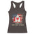 Canada The 51st State Racerback Tank Top Canadian Maple American Flag