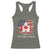 Canada The 51st State Racerback Tank Top Canadian Maple American Flag