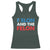 F Elon And The Felon Racerback Tank Top