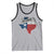 Texas Home State Map Distressed Flag Tank Top