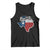 Texas Home State Map Distressed Flag Tank Top