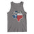 Texas Home State Map Distressed Flag Tank Top