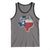 Texas Home State Map Distressed Flag Tank Top