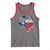 Texas Home State Map Distressed Flag Tank Top