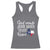 God Made Jesus Saved Texas Raised Racerback Tank Top