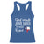 God Made Jesus Saved Texas Raised Racerback Tank Top