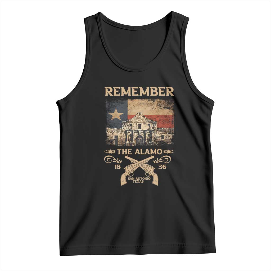 Texas Tank Top Remember The Alamo San Antonio 1836