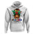 Black Teacher Life Messy Bun African American Educate Hoodie - Wonder Print Shop