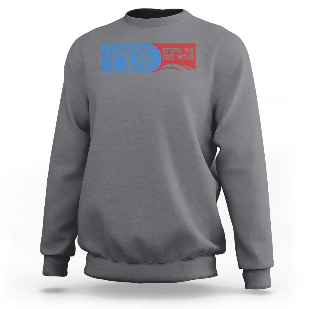 Charcoal crewneck sweatshirt with chest graphic logo print