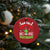 Funny Xmas Christmas Ornament On The List Of Naughty And I Regret Nothing - Wonder Print Shop