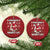 Funny Xmas Christmas Ornament Proud Members Of A Naughty List - Wonder Print Shop