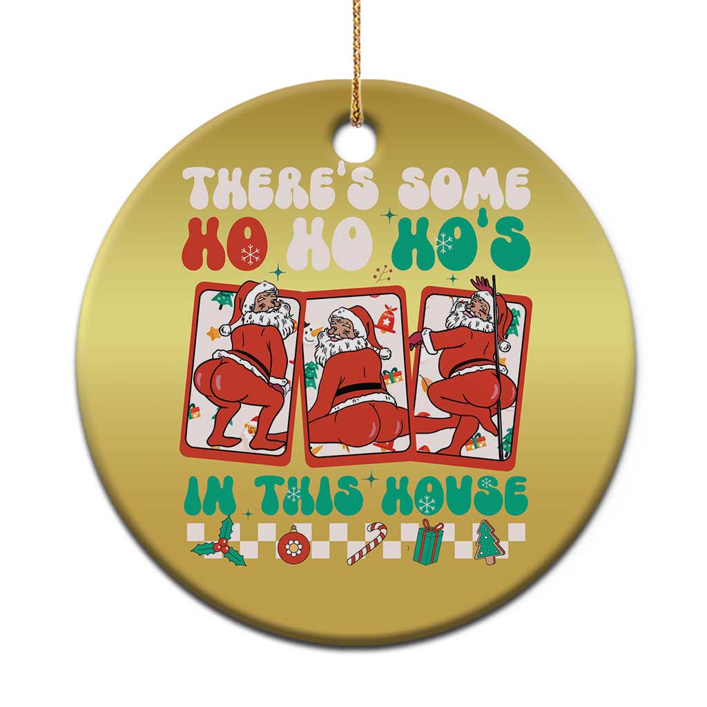 Funny Xmas Christmas Ornament There Is Some Ho Ho Hos In This House Horror Character - Wonder Print Shop