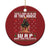 Funny Xmas Christmas Ornament There Is Some Ho Ho Hos In This House WAP Wine And Present - Wonder Print Shop