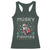 Christmas Muskie Fishing Racerback Tank Top Musky Fishmas Fisherman