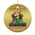 Xmas Football Christmas Ornament Santa Reindeer Football Match - Wonder Print Shop