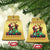 Xmas Football Christmas Ornament Santa Reindeer Football Match - Wonder Print Shop