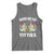 Mardi Gras Tank Top Show Me The Titties Funny Skeleton Crawfish