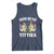 Mardi Gras Tank Top Show Me The Titties Funny Skeleton Crawfish