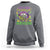 Mardi Gras Sweatshirt Let The Shenanigans Begin Leopard Lips - Wonder Print Shop