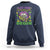 Mardi Gras Sweatshirt Let The Shenanigans Begin Leopard Lips - Wonder Print Shop