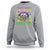 Mardi Gras Sweatshirt Let The Shenanigans Begin Leopard Lips - Wonder Print Shop