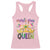 Mardi Gras Queen Carnival New Orleans Racerback Tank Top