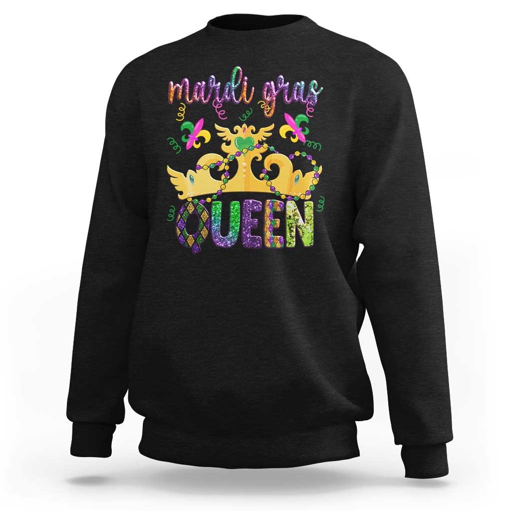 Mardi Gras Queen Carnival New Orleans Sweatshirt - Wonder Print Shop