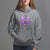 Mardi Gras Hoodie Little Miss Unicorn Cute Girl Women - Wonder Print Shop