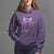 Mardi Gras Hoodie Little Miss Unicorn Cute Girl Women - Wonder Print Shop