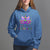 Mardi Gras Hoodie Little Miss Unicorn Cute Girl Women - Wonder Print Shop