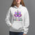 Mardi Gras Hoodie Little Miss Unicorn Cute Girl Women - Wonder Print Shop