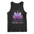 Mardi Gras Tank Top Little Miss Unicorn Cute Girl Women