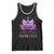 Mardi Gras Tank Top Little Miss Unicorn Cute Girl Women