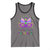 Mardi Gras Tank Top Little Miss Unicorn Cute Girl Women