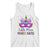 Mardi Gras Tank Top Little Miss Unicorn Cute Girl Women