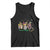 Mardi Gras Tank Top Jester Gnomes Nurse RN ICU NICU ER Scrub