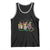 Mardi Gras Tank Top Jester Gnomes Nurse RN ICU NICU ER Scrub