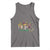 Mardi Gras Tank Top Jester Gnomes Nurse RN ICU NICU ER Scrub