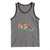 Mardi Gras Tank Top Jester Gnomes Nurse RN ICU NICU ER Scrub