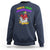 Mardi Gras Sweatshirt Who's Your Crawdaddy Funny Crawfish Jester Beads - Wonder Print Shop