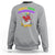 Mardi Gras Sweatshirt Who's Your Crawdaddy Funny Crawfish Jester Beads - Wonder Print Shop